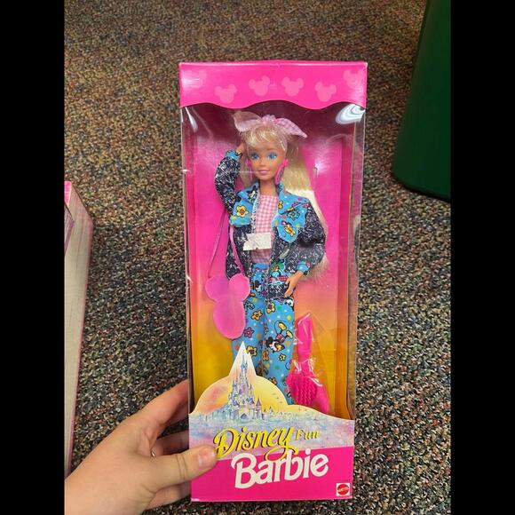Barbie Other - Euro Disney Fun Barbie Doll 1994 Foreign Issue New in Box Collectible Mattel